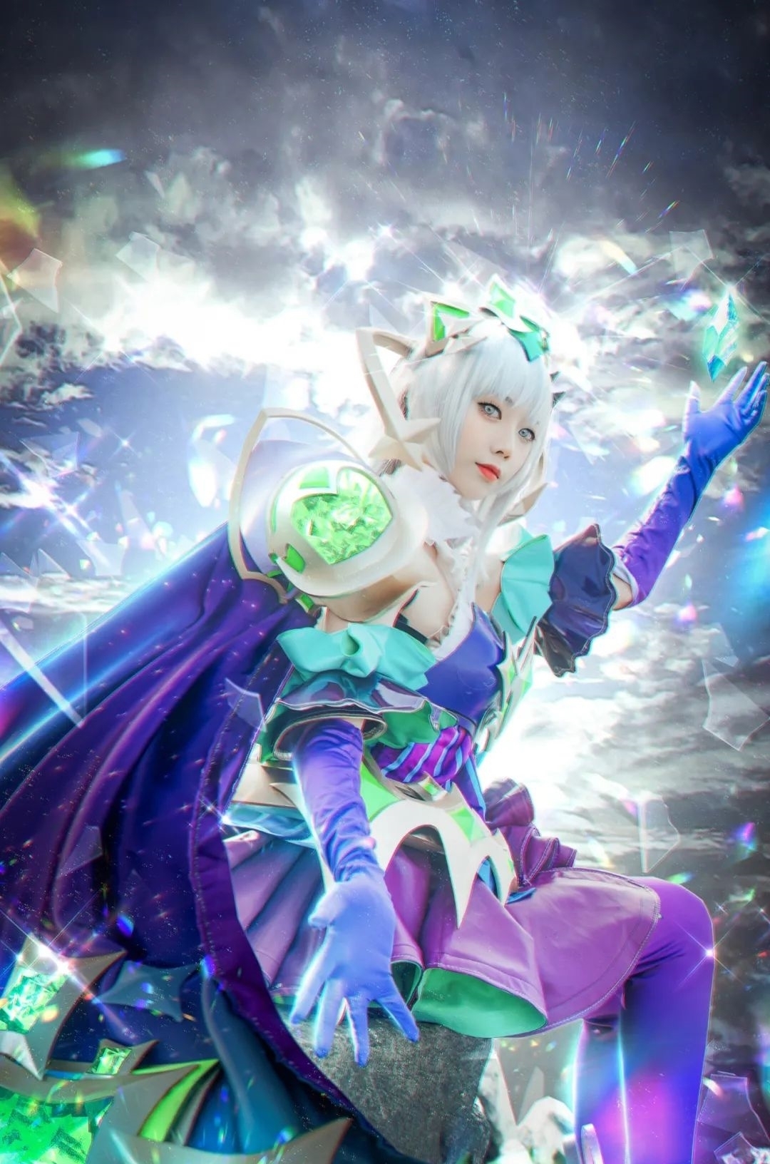 cos：王者荣耀虞姬启明星使同人cos正片@温流