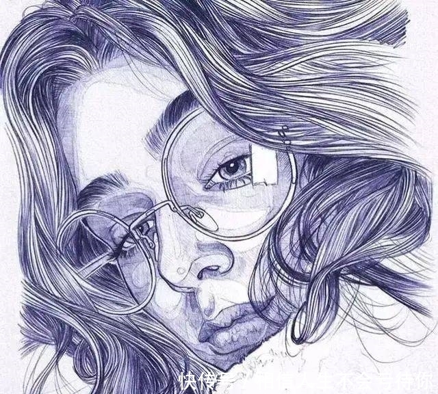 简洁的少女速写,灵动的美!