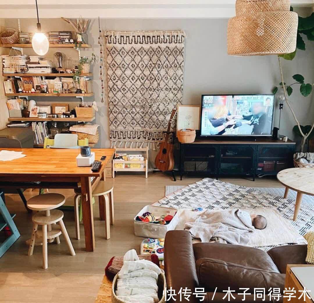 户型|32岁的日本太太，48㎡房子住出大户型的感觉，收纳都在墙上解决