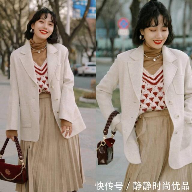 上半身 40岁女人选择“半身裙”时,穿这3种版型,能达到显瘦的效果