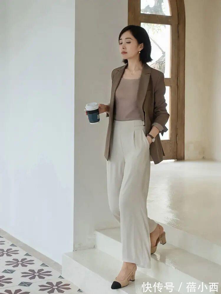 衬衫|秋季职场穿搭如何穿出高级感?衬衫、西装、半身裙搭配给你灵感