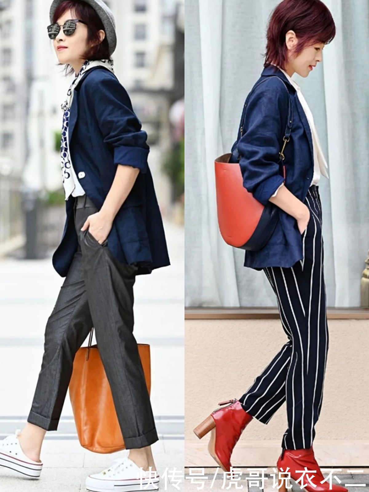 小个子+减龄搭配，年过50依旧美如“少女”，这位大妈厉害了