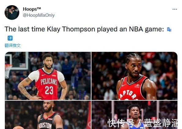 NB热搜第一!克莱回归,库里将18万的头像换克莱照片,NBA官方祝贺!