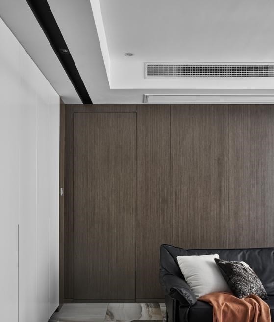 衣帽间|这是我见过最新潮的家,悬空电视墙,沙发墙、走廊极致利用,聪明!