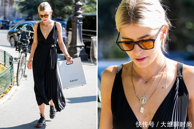 珍珠项链|夏季会忽略项链的重要性,其实它既有瘦脸效果,又能提升精致度