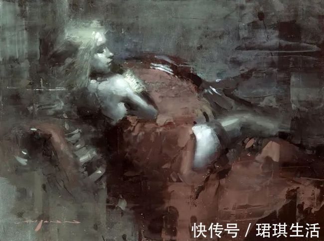 艺术家$艺术家杰里米·曼恩的油画,颜色既生动又大气!