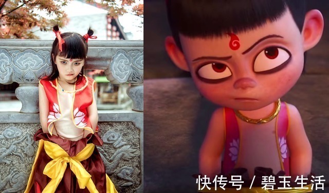 学习成绩|7岁男孩模仿“哪吒”火了,经典动作惹网友惊呼魔童降世