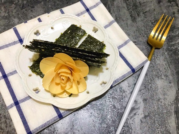 麦芽糖|海苔自己在家也能做了，加了芝麻，香味十足