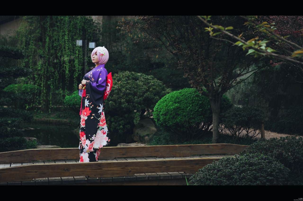 fate./grand order玛修和服cosplay