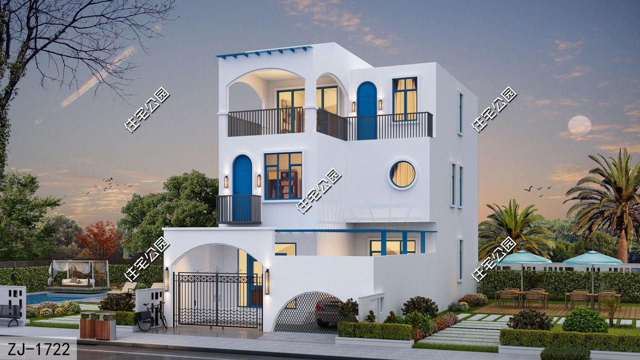 小知识|只有8米宽的农村别墅,造价30万出头,农村盖房选这套怎么样?