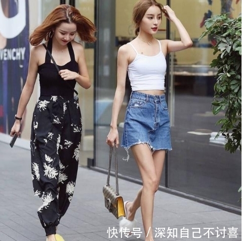 美女|街拍:美女灰色吊带套裙,尽显曼妙身姿,纤细的美腿很是吸睛