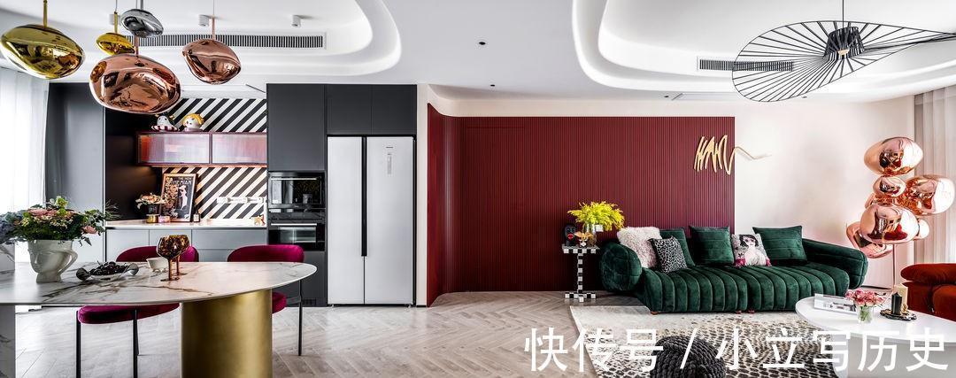 业主|红绿色搭配出雅致空间,热情活泼又张扬,不失自由和浪漫