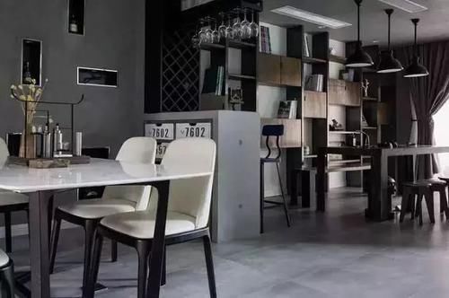 复式洋房|240平复式洋房,内敛不羁工业风,越大胆越惊艳!