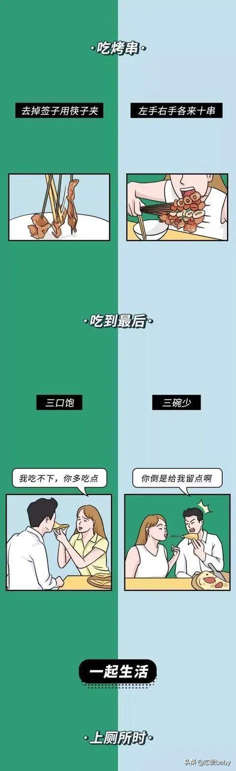 和女朋友同居的第1天和第100天的变化，太真实，一组漫画告诉你