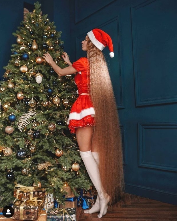 长发公主|现实版长发公主:17年没剪过头发,头发长达1.72米