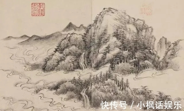 董邦达$一个拿皇家俸禄的画家｜董邦达小品山水画