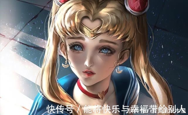 编辑搜图@各个版本不同画风的月野兔,看到路飞版本的水手月,我被逗笑