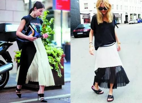 风景线|当下没有百褶裙怎么完美？时尚新颖的穿搭，成为最亮眼的风景线！