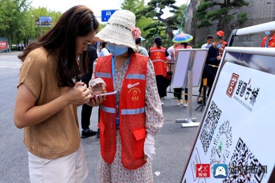 文明|“志愿红”扮靓古城，贴心服务传递莒县温度