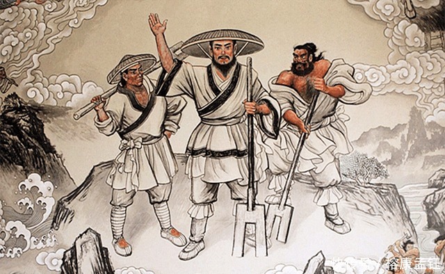 治水|为什么大禹治水的画像里都拿着一件“叉子”?用叉子怎么治水?