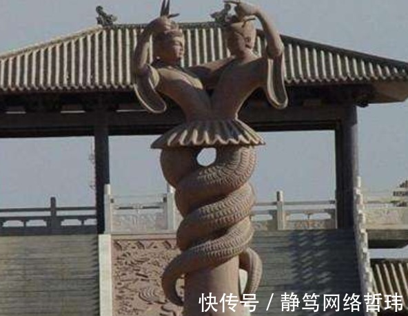 女娲|中国古代伏羲女娲交尾图，和其他古文明传说极为相似，是巧合吗？