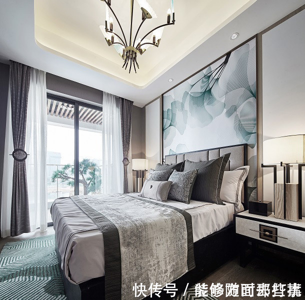 乳胶漆|193平通过形态不一的银杏叶,在空间中营造恬静、悠然环境