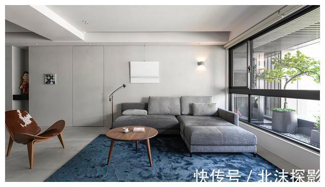 私隐性|130平现代简约装修,学她家连电视墙都省了,进户就给人极度舒适