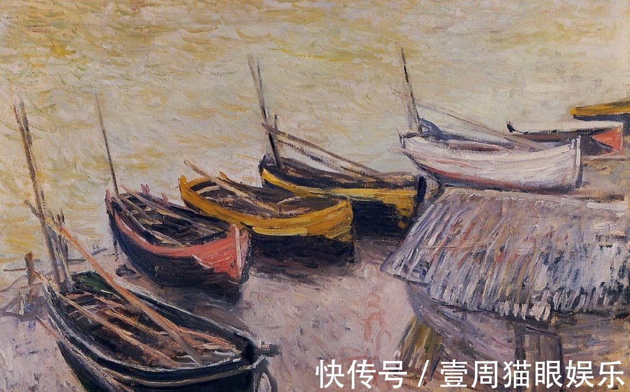 沙龙#成员的油画风格已发生变化,莫奈却坚持着,他才是忠实的印象派