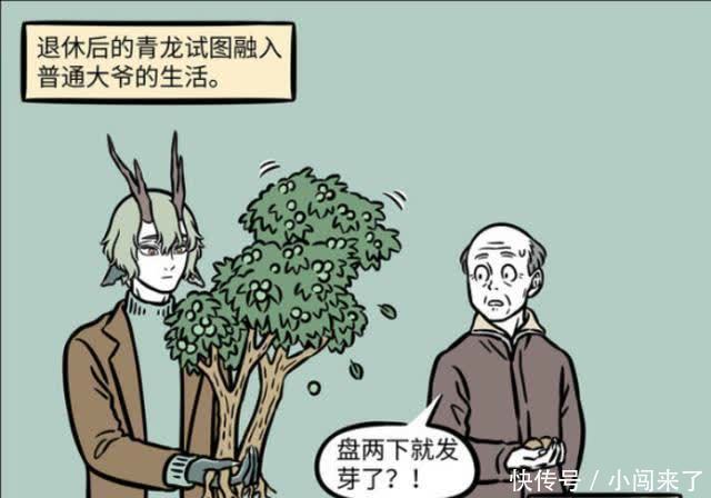 动漫|非人哉：青龙退休后，每天欺负老头们，没人敢和他下象棋！