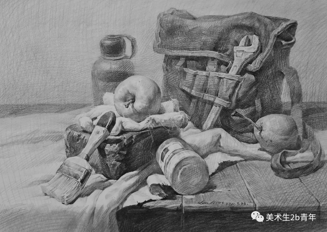 木板&素描中的“桌面”的刻画要点,让你联考提高20分!
