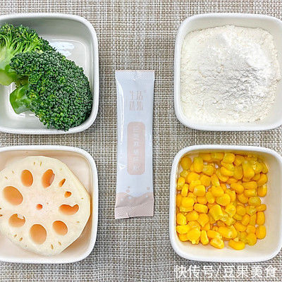 西兰花|这道莲藕饼，汤汁都要舔干净