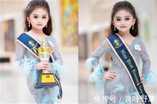 泰国|泰国6岁小女孩因身材屡获选美冠军，气场强大，卸妆后长这个样