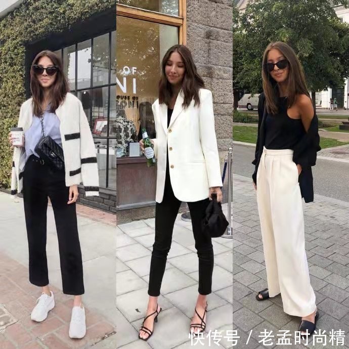 西装外套|秋天要穿出女人的气质和风度!简约的都市风穿搭