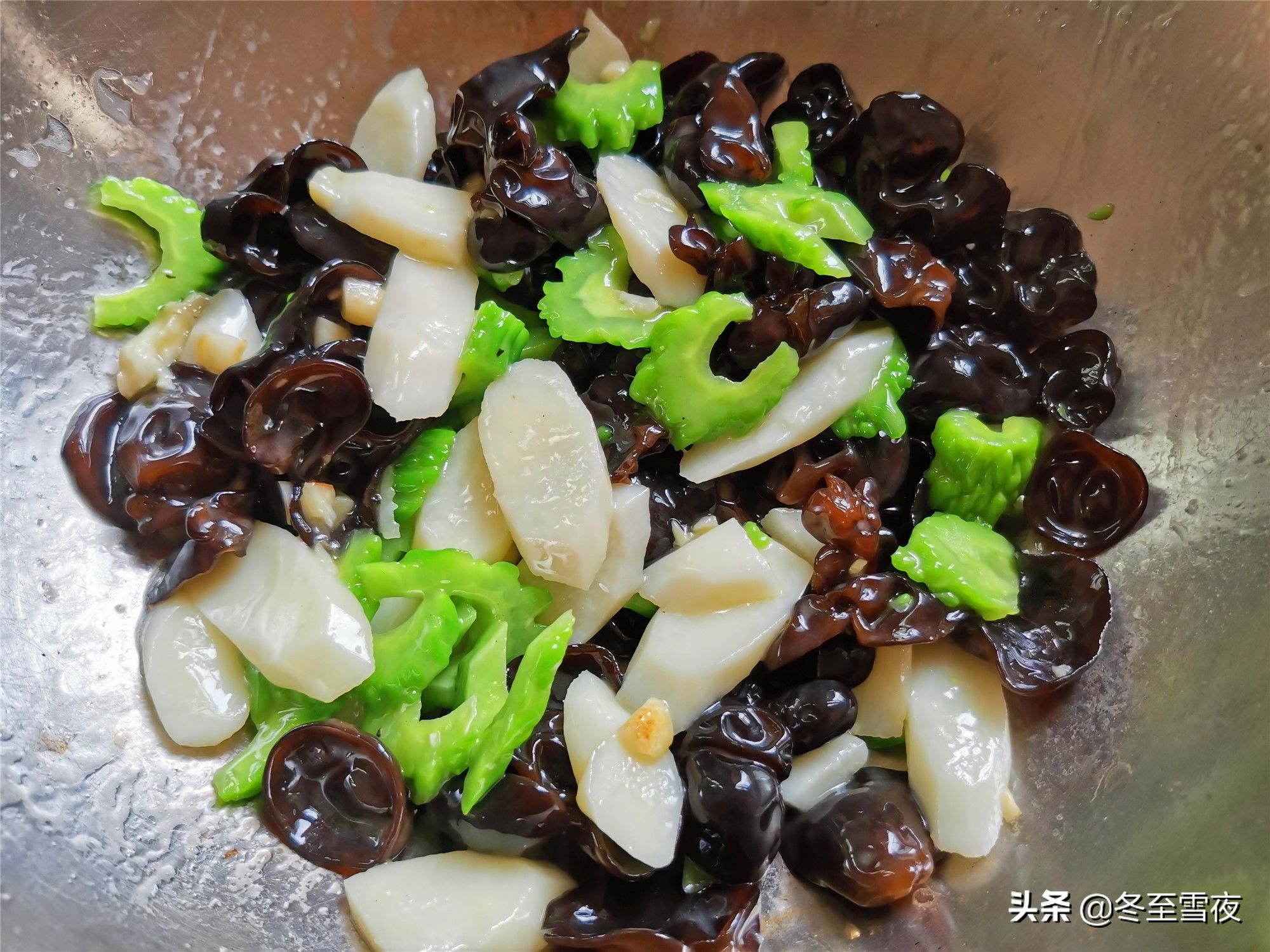 黑木耳|中秋节家宴，推荐一道素菜小炒，清淡可口味美，解腻不上火