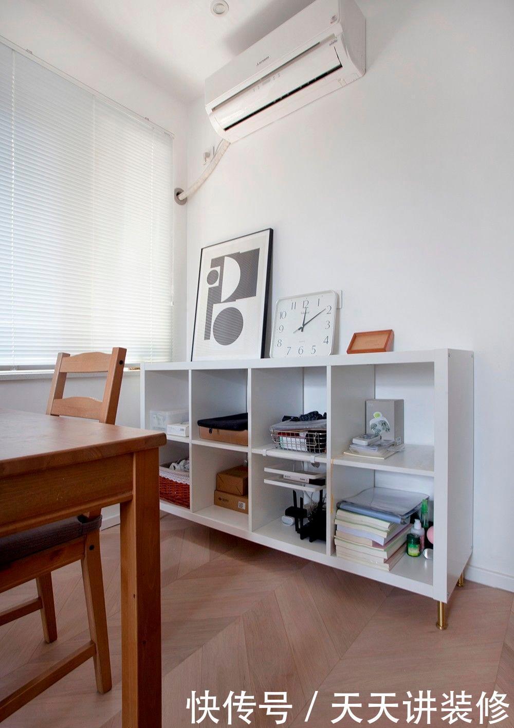 洗漱柜|55平小户型能怎么装？卧室功能强大，开放式衣柜太惊艳