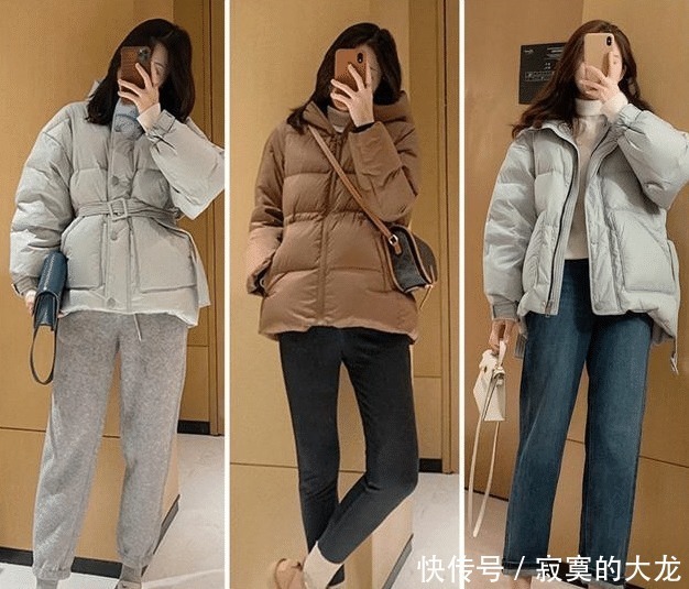 今年火了一种穿搭叫“羽绒服+裤裙”,时髦又保暖,适合40岁穿