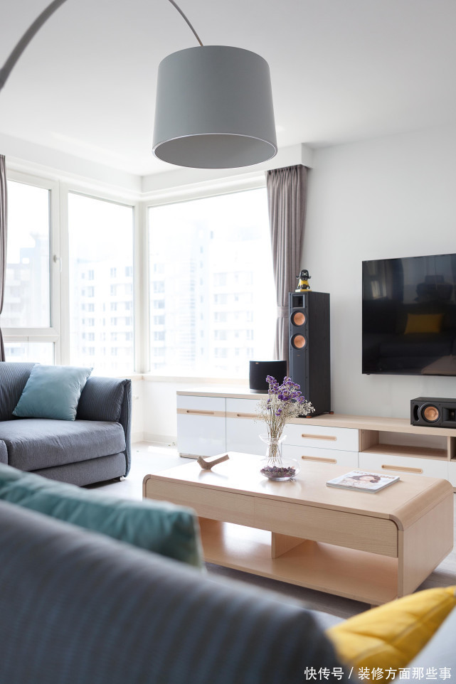 实拍|112平米的留白设计 会不会太单调?来个实拍看看!