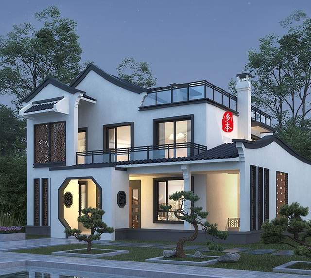 小别墅|这几套农村二层小别墅,经济适用布局好,高端又实用