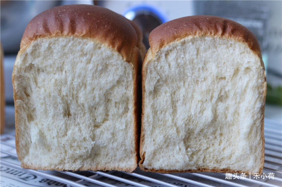 少糖少油的全麦吐司,配方靠谱组织真棒,早餐吃太适合了