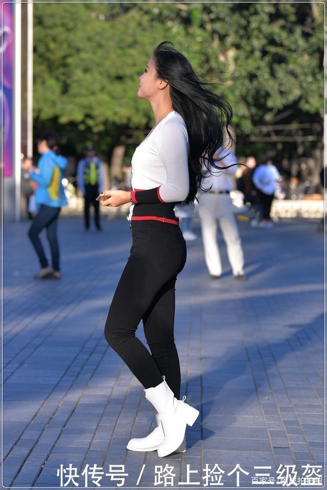 靴子|轻薄撞色针织衫,满满少女感,青春有活力