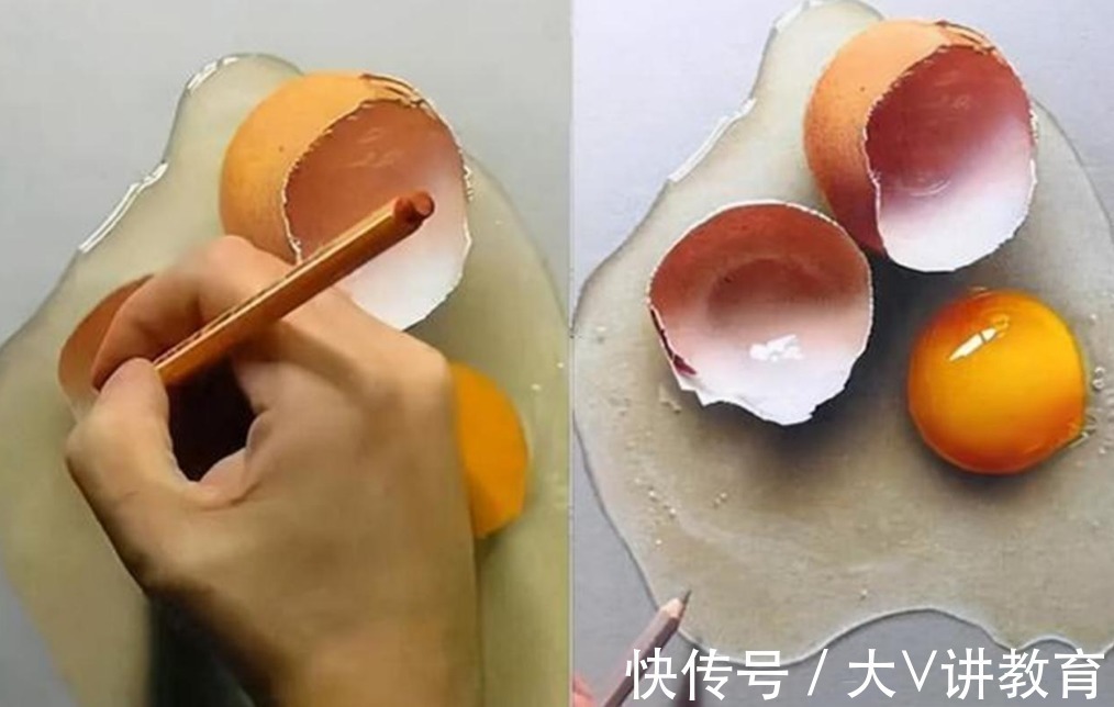 薯片@有种“以假乱真”叫美术生,画工堪比神笔马良,老师都难以分辨