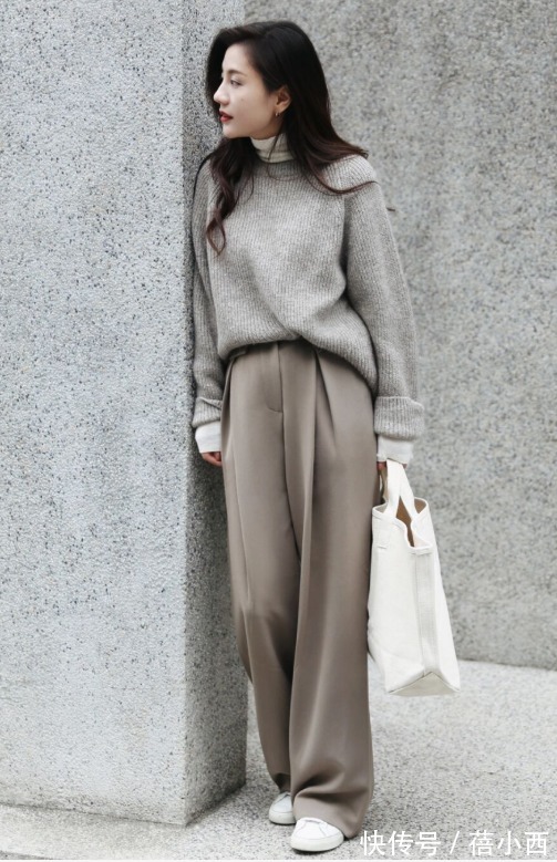 时髦 紧身裤out了!今年流行“阔腿裤”,搭配毛衣、羽绒服保暖又时髦