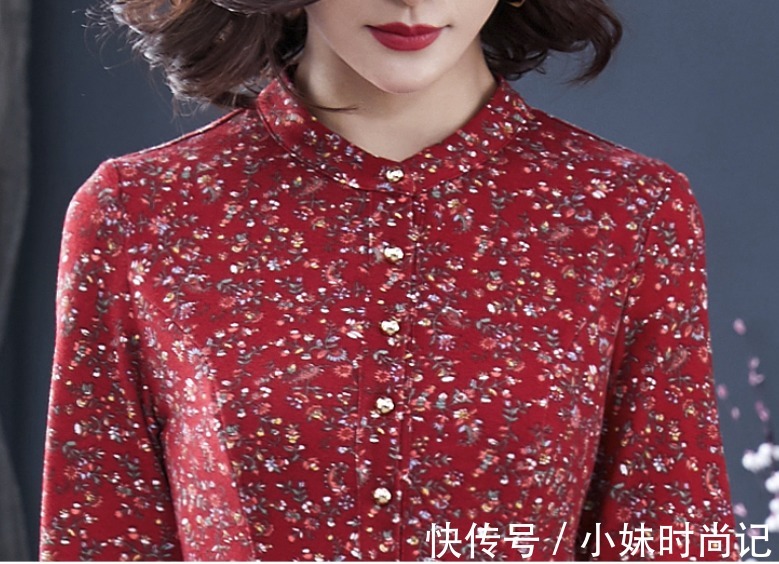 减龄|今年流行一女装,叫“碎花裙”,洋气减龄美成景