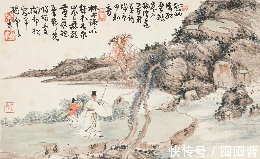 同时代$「津门网」他是画家任熊之子,其构图饱满色彩丰富,不流于世俗