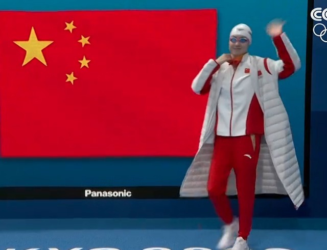 中国游泳第一枚奖牌!张雨菲百米蝶泳遗憾