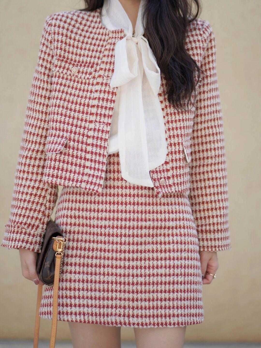 针织 温柔浪漫的小清新穿搭示范,这几套简约又日常,照着穿准没错