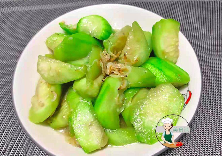 虾皮|热天,丝瓜和此是绝配,不放肉也很鲜,清甜消暑,大人孩子都爱吃