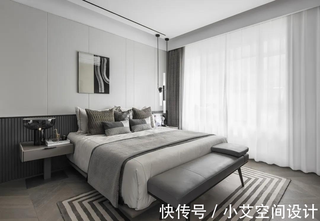 贯穿|170㎡现代时尚设计,贯穿整个空间