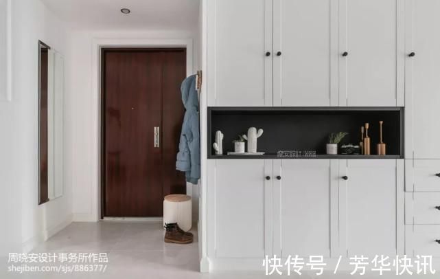 波打线|玄关是家的门面，原来地砖也可以铺得这么美~