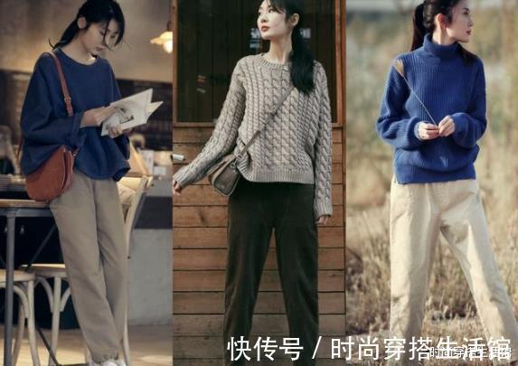 针织衫|秋冬的衣服别买太多,真正有品位的女人,备上这几件基础款就够了